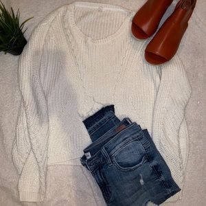 White sweater